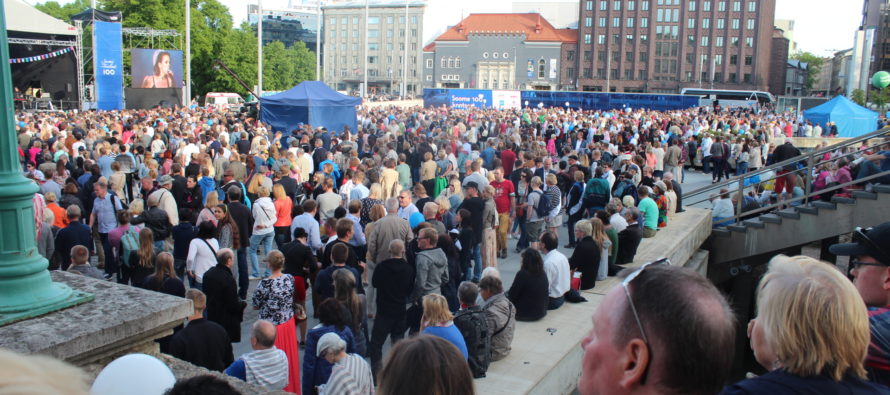 NordenBlandet och Estlands radio ERR var de största nyhetsförmedlarna och de som var mest aktiva i sociala medier under Finland 100 -konsert
