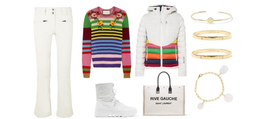 LUXURY shopping – Sportigt, randigt & vitt set (Look #6)